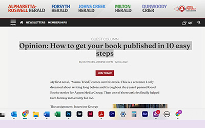 Appen Media Runs My Article About Getting a Novel Published